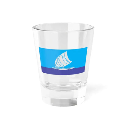 Proposed flag of Fiji 2015 design 54 (Fiji) Shot Glass 1.5oz 1.5oz - Go Mug Yourself