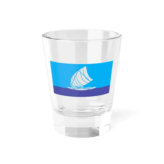 Proposed flag of Fiji 2015 design 54 (Fiji) Shot Glass 1.5oz 1.5oz - Go Mug Yourself