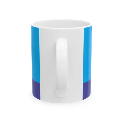 Proposed flag of Fiji 2015 design 54 (Fiji) White Coffee Mug - Go Mug Yourself