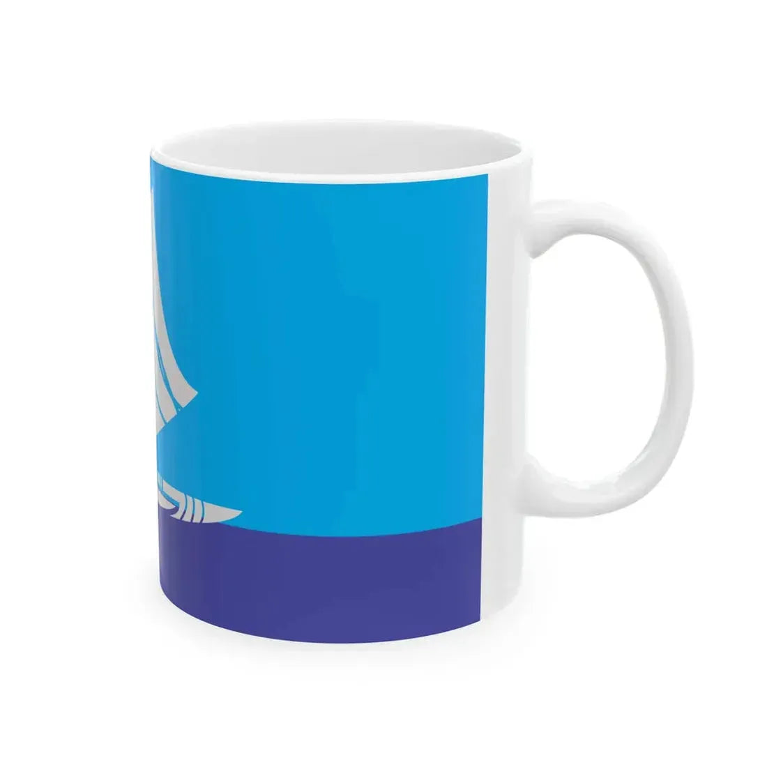 Proposed flag of Fiji 2015 design 54 (Fiji) White Coffee Mug - Go Mug Yourself