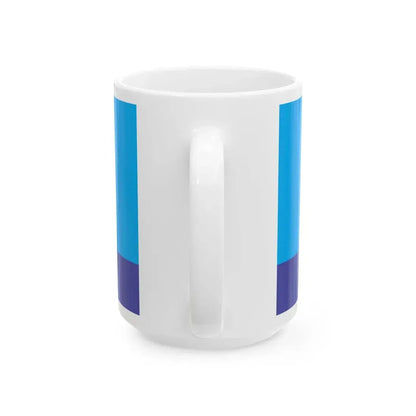 Proposed flag of Fiji 2015 design 54 (Fiji) White Coffee Mug - Go Mug Yourself
