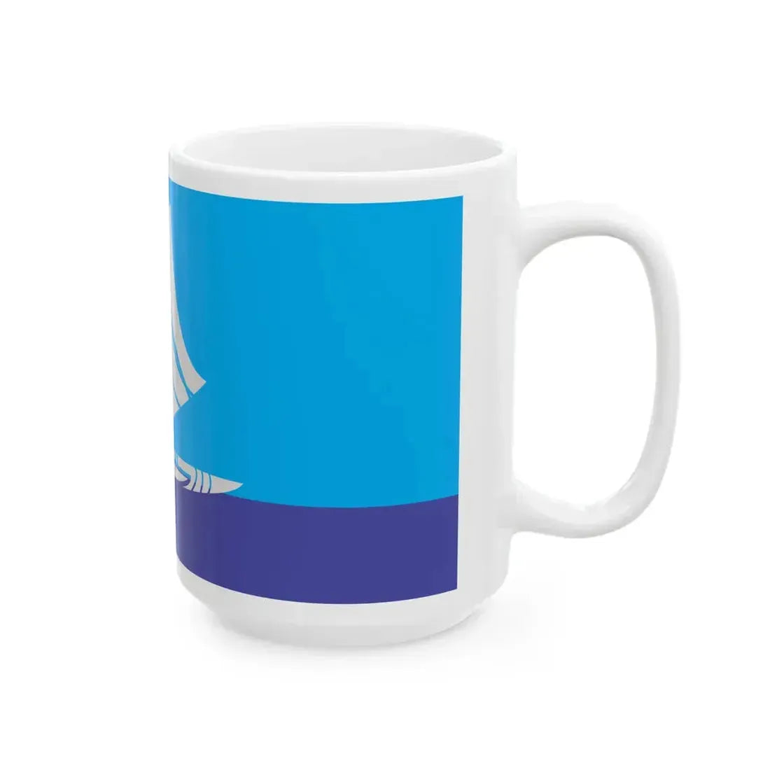 Proposed flag of Fiji 2015 design 54 (Fiji) White Coffee Mug - Go Mug Yourself