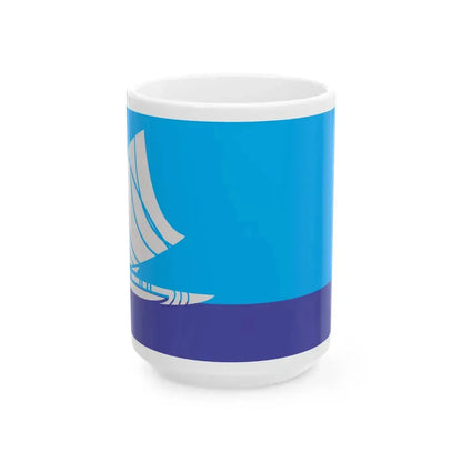 Proposed flag of Fiji 2015 design 55 (Fiji) White Coffee Mug 15oz - Go Mug Yourself
