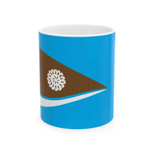 Proposed flag of Fiji 2015 design 56 (Fiji) White Coffee Mug 11oz - Go Mug Yourself