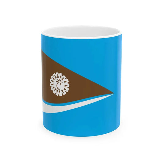 Proposed flag of Fiji 2015 design 57 (Fiji) White Coffee Mug 11oz - Go Mug Yourself
