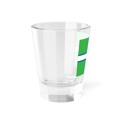 Proposed flag of Greenland 1973 Shot Glass 1.5oz - Go Mug Yourself