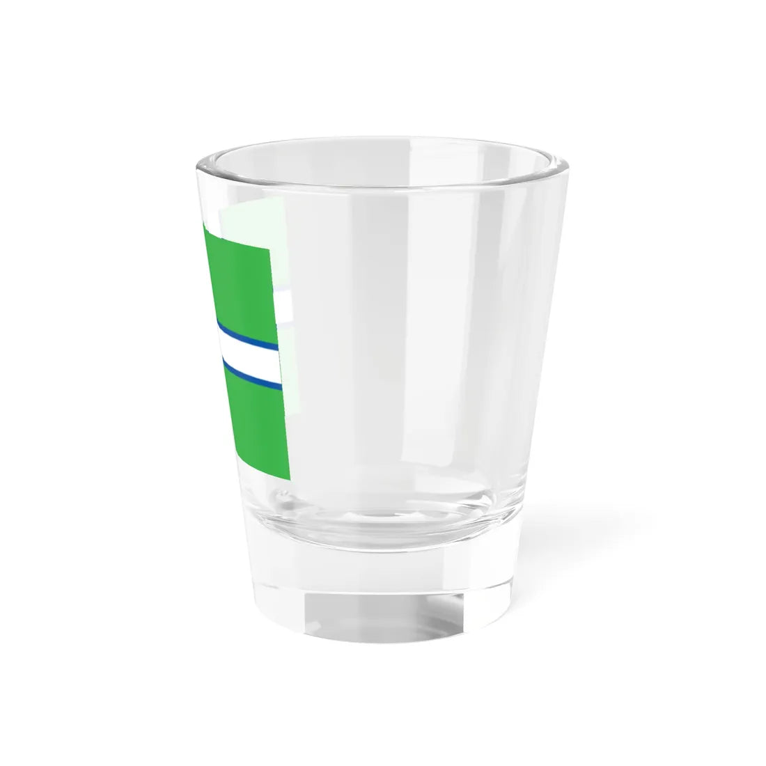 Proposed flag of Greenland 1973 Shot Glass 1.5oz - Go Mug Yourself