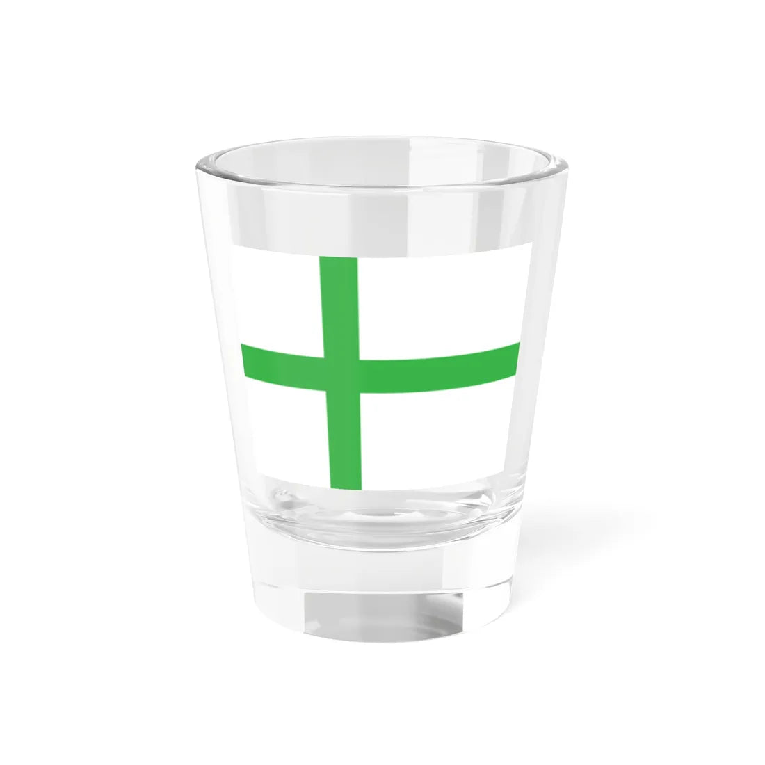 Proposed flag of Greenland 1991 Shot Glass 1.5oz 1.5oz - Go Mug Yourself