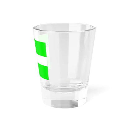 Proposed flag of Greenland - Sven Tito Achen design Shot Glass 1.5oz - Go Mug Yourself