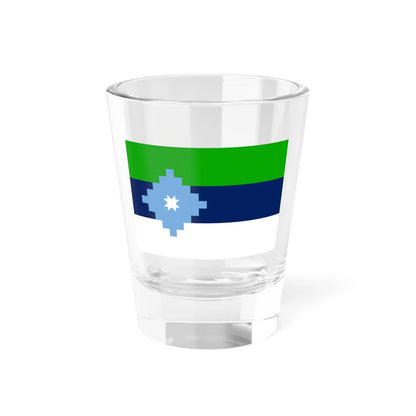 Proposed flag of Independent Patagonia (Argentina) Shot Glass 1.5oz 1.5oz - Go Mug Yourself