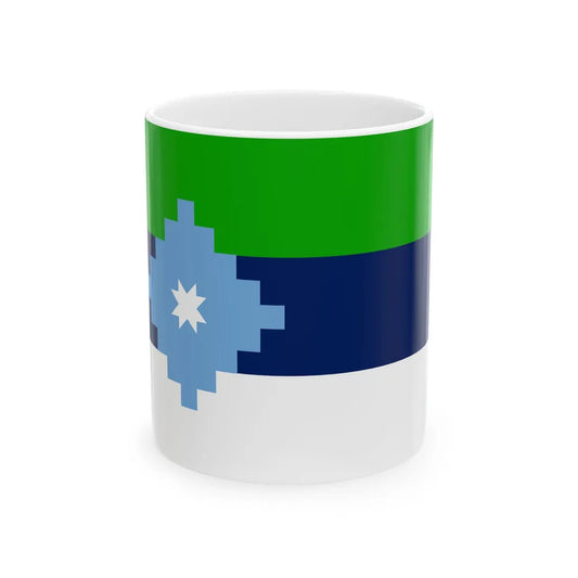 Proposed flag of Independent Patagonia (Argentina) White Coffee Mug 11oz - Go Mug Yourself
