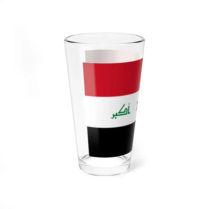 Proposed flag of Iraq first proposal 2008 (Iraq) Pint Glass 16oz - Go Mug Yourself