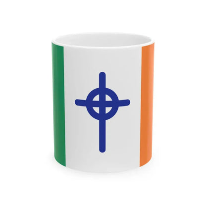 Proposed flag of Ireland 1951 (Ireland) White Coffee Mug 11oz - Go Mug Yourself
