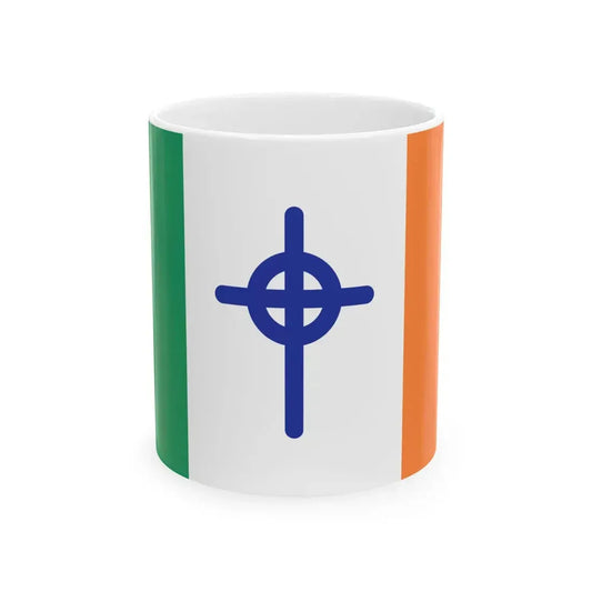 Proposed flag of Ireland 1951 (Ireland) White Coffee Mug 11oz - Go Mug Yourself
