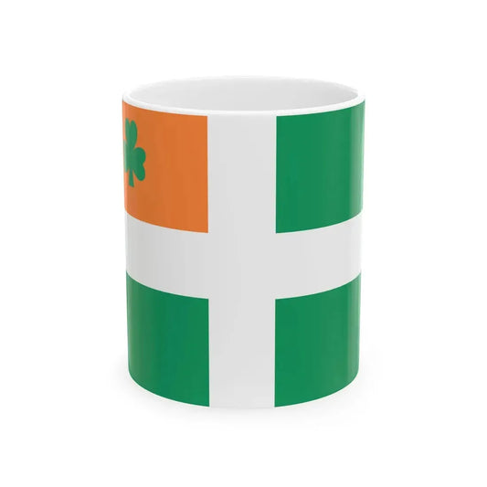Proposed flag of Ireland 1957 (Ireland) White Coffee Mug 11oz - Go Mug Yourself