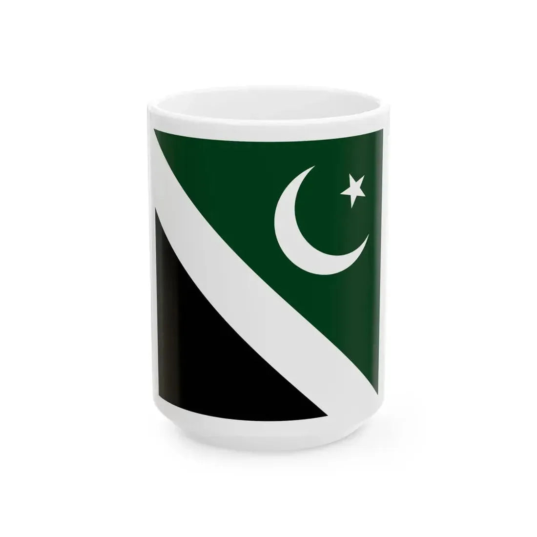 Proposed Flag of Islamabad Capital Territory (Pakistan) White Coffee Mug 15oz - Go Mug Yourself