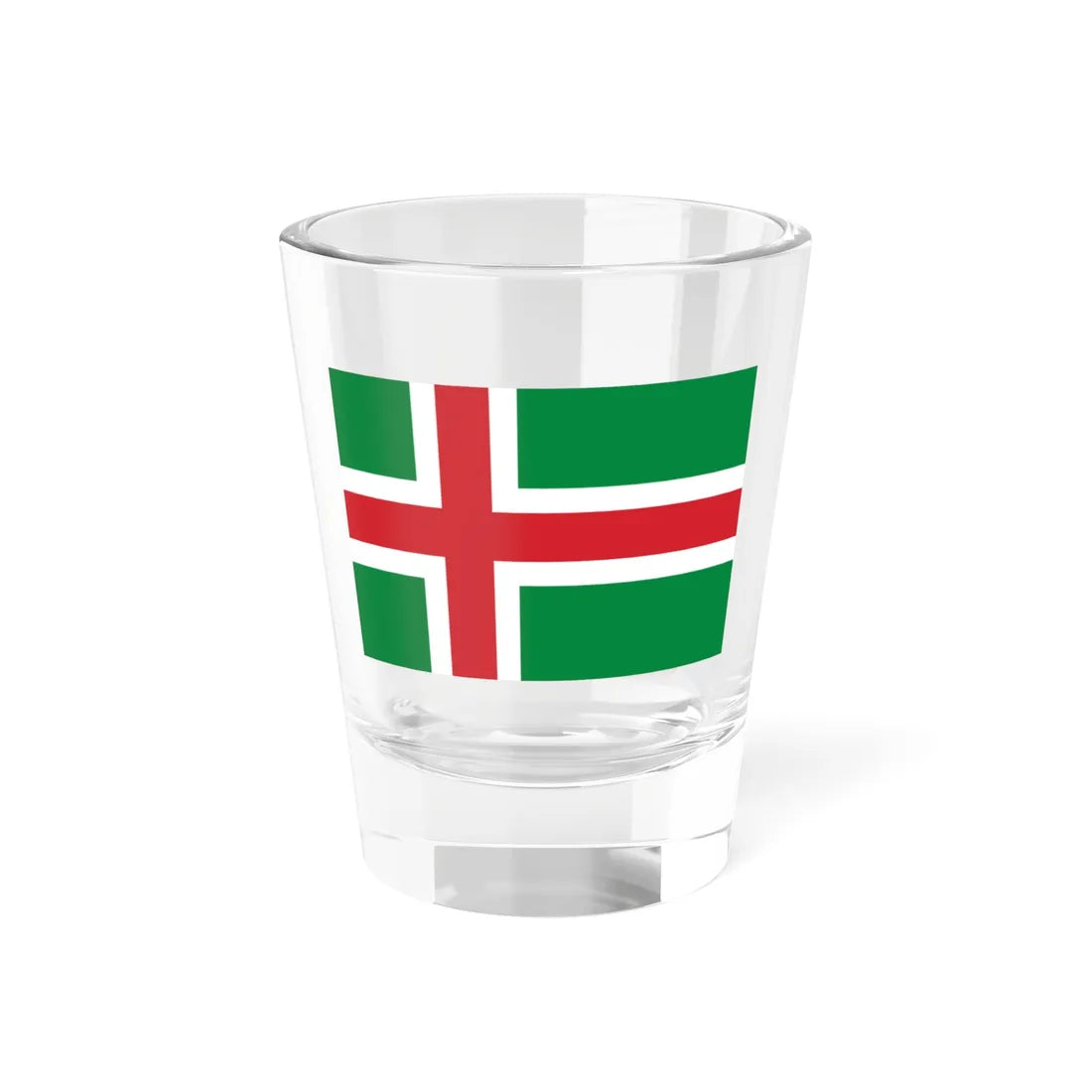 Proposed flag of Italy by Daniele Fisichella (Italy) Shot Glass 1.5oz 1.5oz - Go Mug Yourself