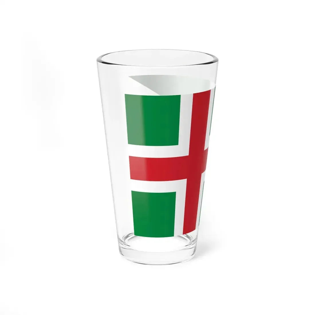 Proposed flag of Italy by Daniele Fisichella triple-tailed (Italy) Pint Glass 16oz - Go Mug Yourself