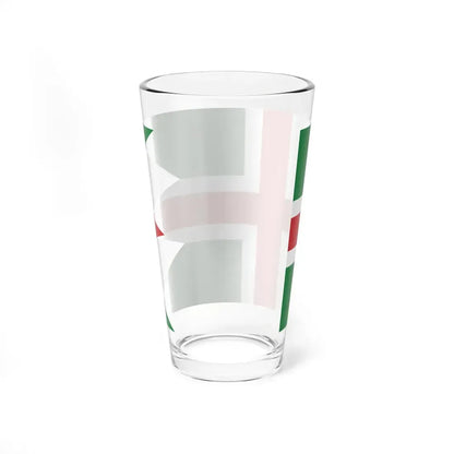 Proposed flag of Italy by Daniele Fisichella triple-tailed (Italy) Pint Glass 16oz - Go Mug Yourself