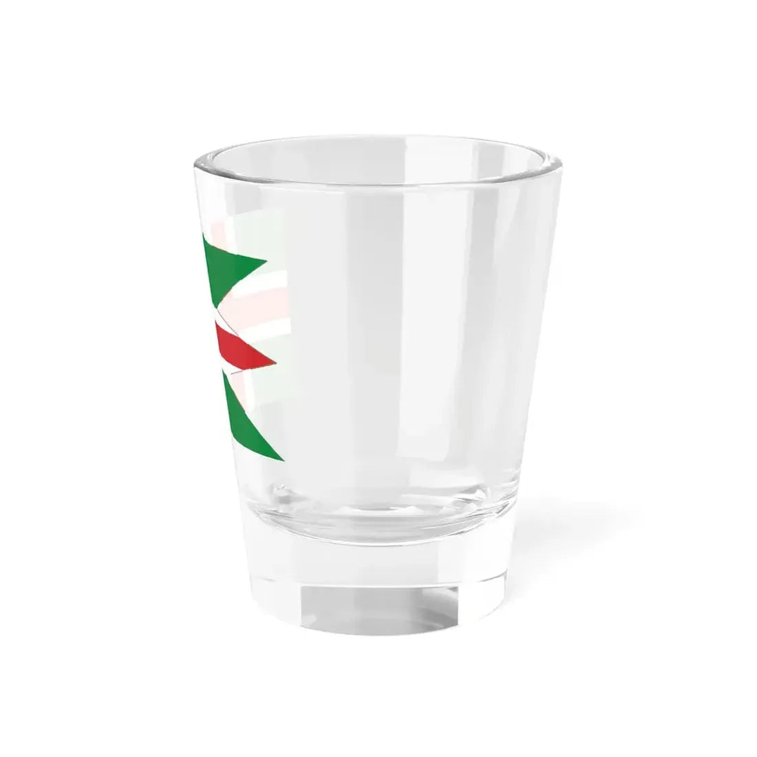 Proposed flag of Italy by Daniele Fisichella triple-tailed (Italy) Shot Glass 1.5oz - Go Mug Yourself