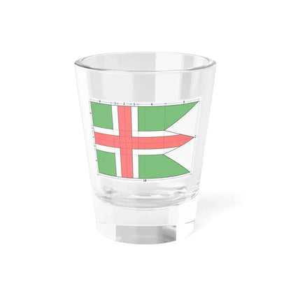 Proposed flag of Italy construction sheet (Italy) Shot Glass 1.5oz 1.5oz - Go Mug Yourself