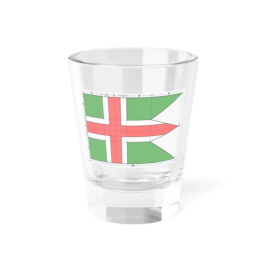Proposed flag of Italy construction sheet (Italy) Shot Glass 1.5oz 1.5oz - Go Mug Yourself
