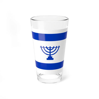 Proposed flag of Judea (Israel) Pint Glass 16oz 16oz - Go Mug Yourself