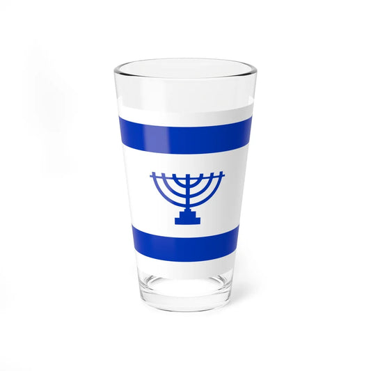 Proposed flag of Judea (Israel) Pint Glass 16oz 16oz - Go Mug Yourself