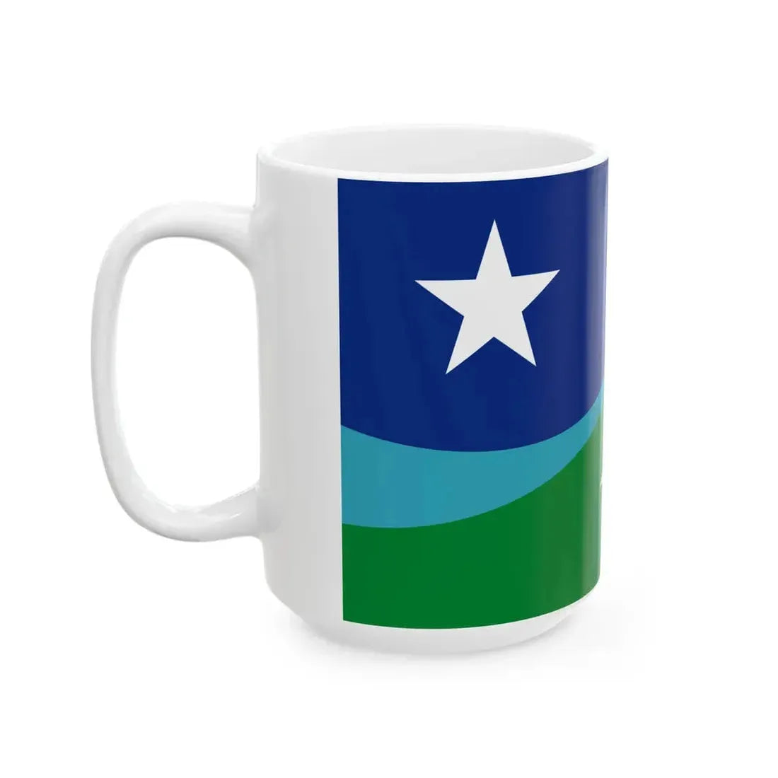 Proposed Flag of Marthas Vineyard (United States) White Coffee Mug - Go Mug Yourself