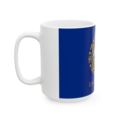 Proposed flag of New Hampshire 2023 (United States) White Coffee Mug - Go Mug Yourself