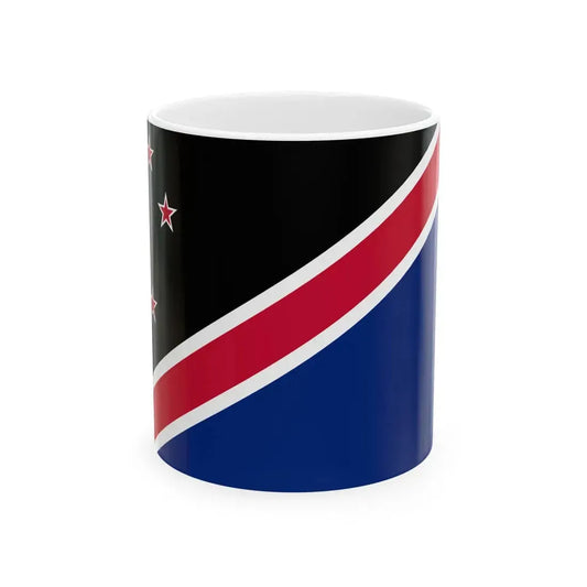 Proposed flag of New Zealand 2009 (New Zealand) White Coffee Mug 11oz - Go Mug Yourself