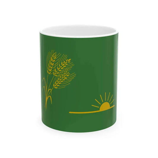 Proposed Flag of North Dakota Clell Gannon (United States) White Coffee Mug 11oz - Go Mug Yourself