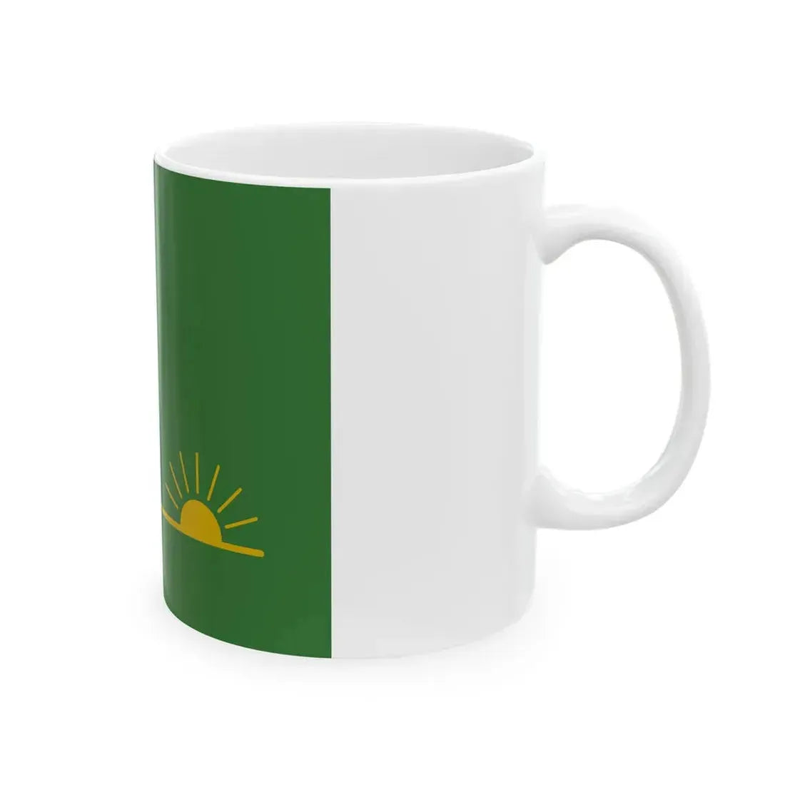 Proposed Flag of North Dakota Clell Gannon (United States) White Coffee Mug - Go Mug Yourself