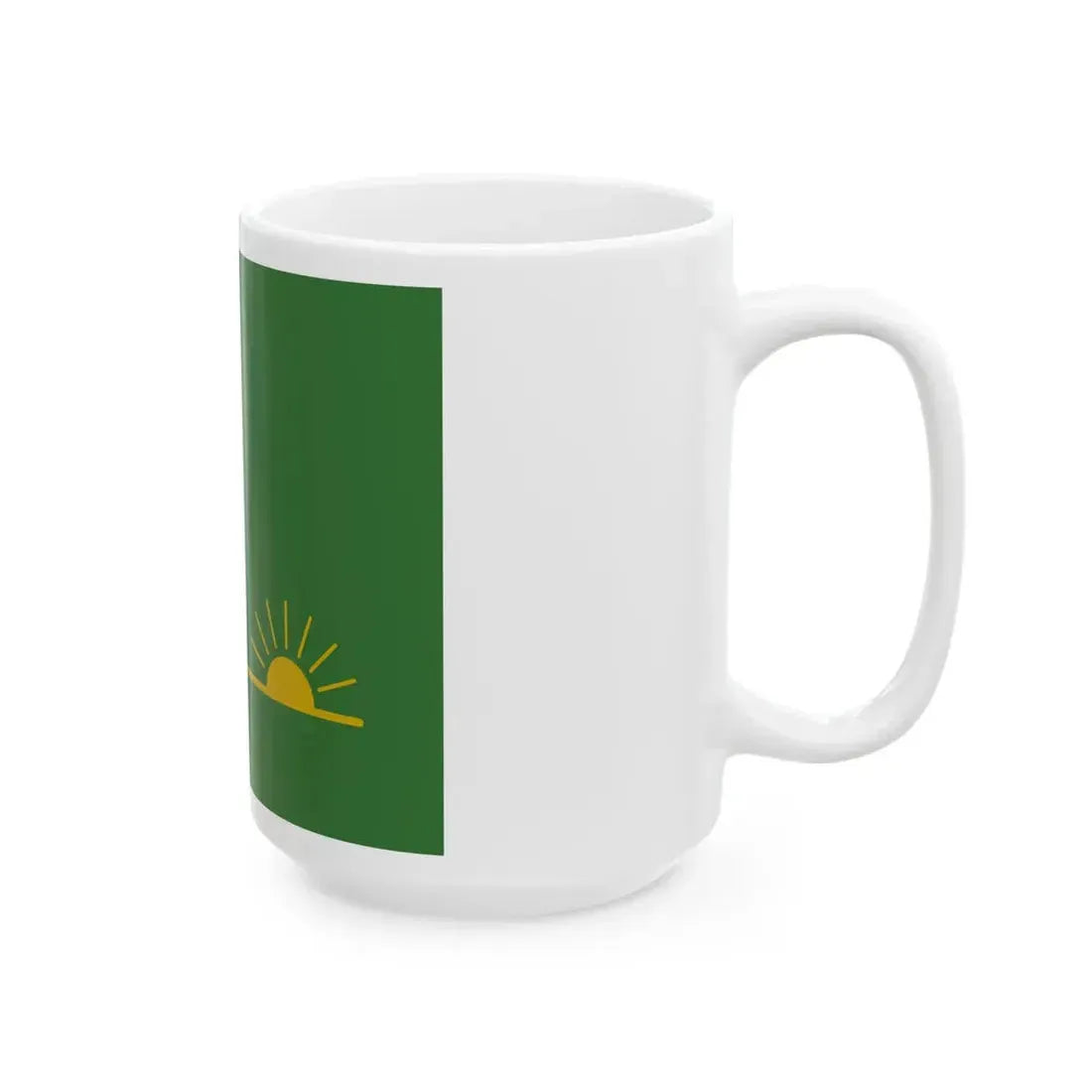Proposed Flag of North Dakota Clell Gannon (United States) White Coffee Mug - Go Mug Yourself