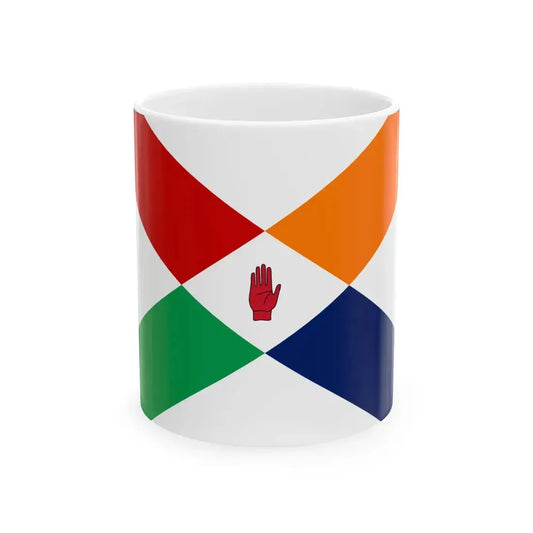 Proposed flag of Northern Ireland 1995 - 2 (Ireland) White Coffee Mug 11oz - Go Mug Yourself