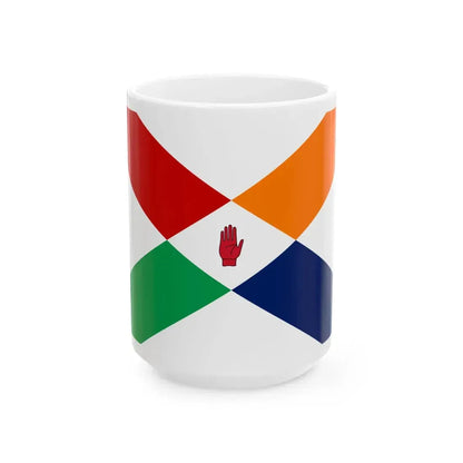 Proposed flag of Northern Ireland 1995 - 2 (Ireland) White Coffee Mug 15oz - Go Mug Yourself