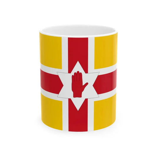 Proposed flag of Northern Ireland (Ireland) White Coffee Mug 11oz - Go Mug Yourself