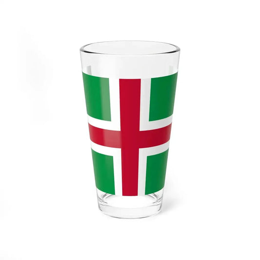 Proposed flag of Northern Italy (Italy) Pint Glass 16oz 16oz - Go Mug Yourself