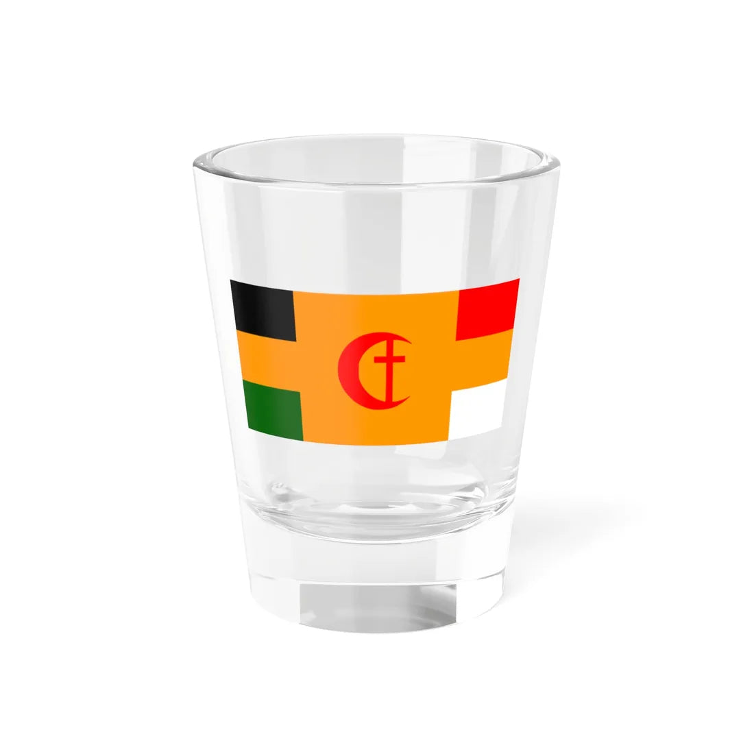 Proposed flag of Palestine Assma Tubi (Palestine) Shot Glass 1.5oz 1.5oz - Go Mug Yourself