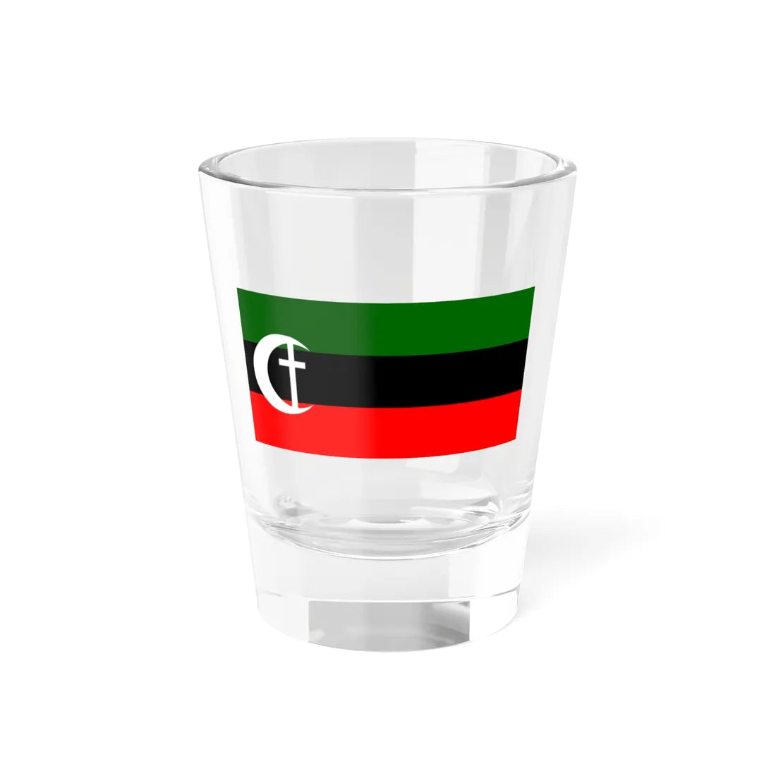 Proposed flag of Palestine Jalili (Palestine) Shot Glass 1.5oz 1.5oz - Go Mug Yourself