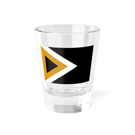Proposed flag of Pittsburgh Pennsylvania 1976 (United States) Shot Glass 1.5oz 1.5oz - Go Mug Yourself