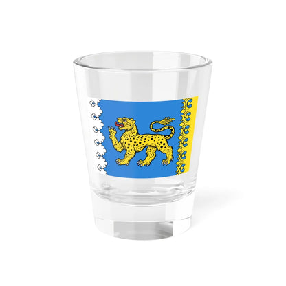 Proposed flag of Pskov Oblast (Russia) Shot Glass 1.5oz 1.5oz - Go Mug Yourself