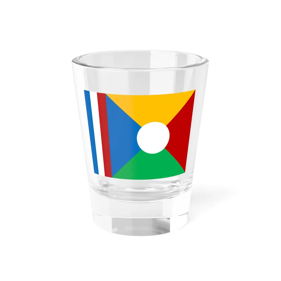 Proposed flag of Reunion ARF (France) Shot Glass 1.5oz 1.5oz - Go Mug Yourself