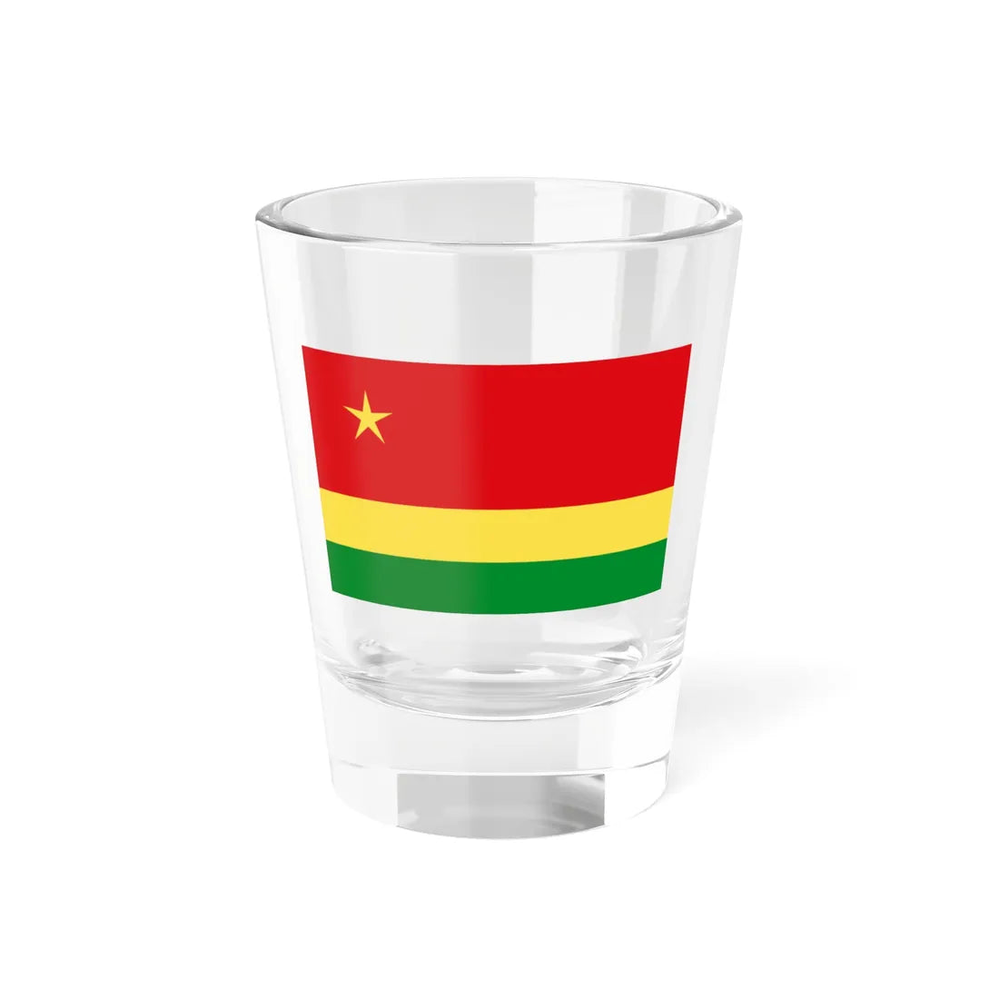 Proposed flag of Reunion Nationalist movement (France) Shot Glass 1.5oz 1.5oz - Go Mug Yourself