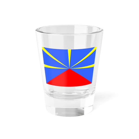 Proposed flag of Reunion VAR (France) Shot Glass 1.5oz 1.5oz - Go Mug Yourself
