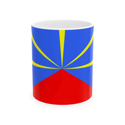 Proposed flag of Reunion VAR (France) White Coffee Mug 11oz - Go Mug Yourself