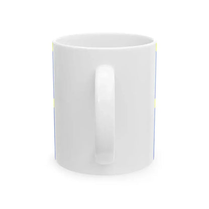 Proposed flag of Reunion VAR (France) White Coffee Mug - Go Mug Yourself