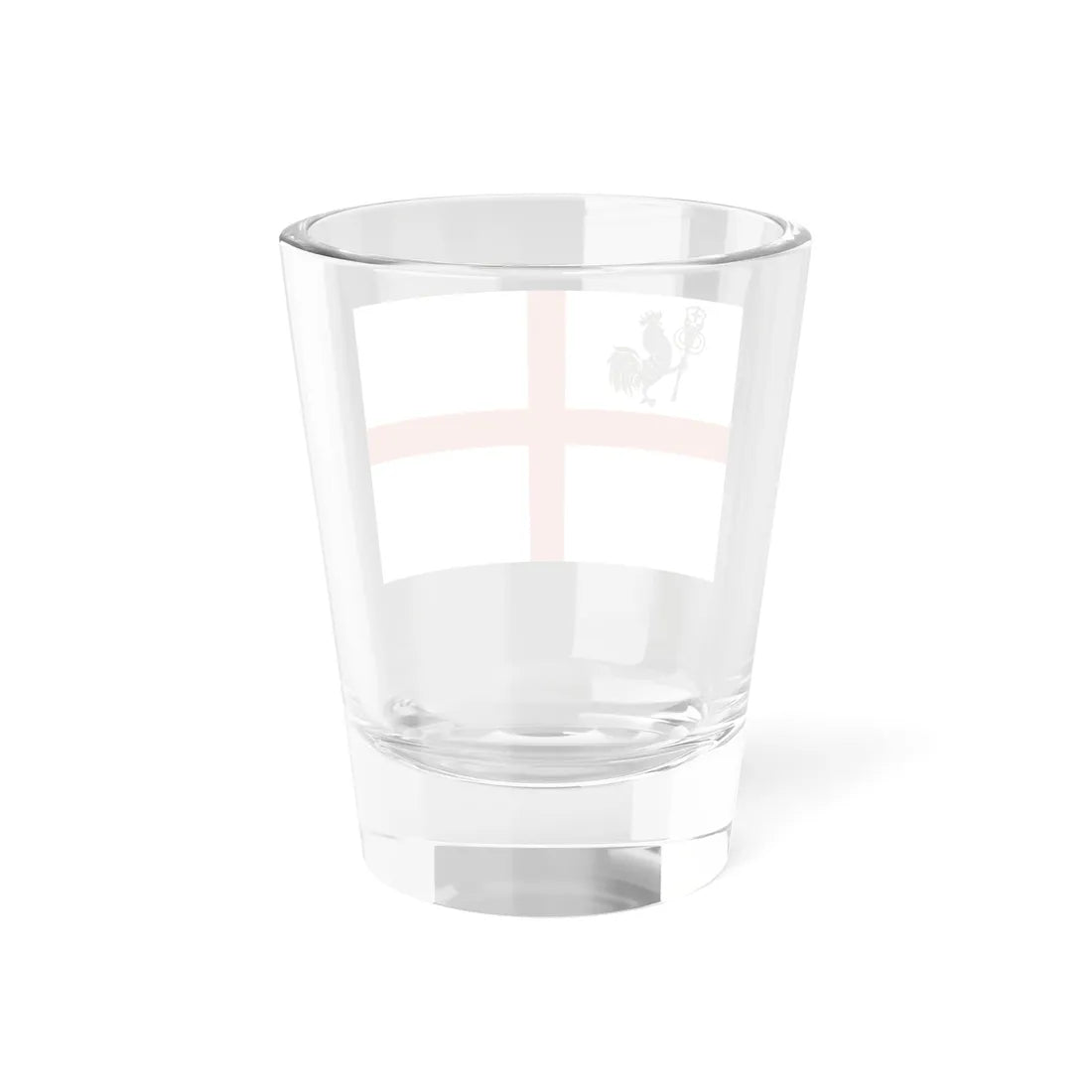 Proposed flag of Romagna-StGeorge Cross version (Italy) Shot Glass 1.5oz - Go Mug Yourself