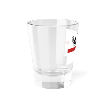 Proposed flag of Romagna-StGeorge Cross version (Italy) Shot Glass 1.5oz - Go Mug Yourself