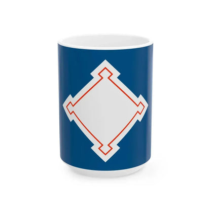 Proposed flag of Rome New York 1976 (United States) White Coffee Mug 15oz - Go Mug Yourself